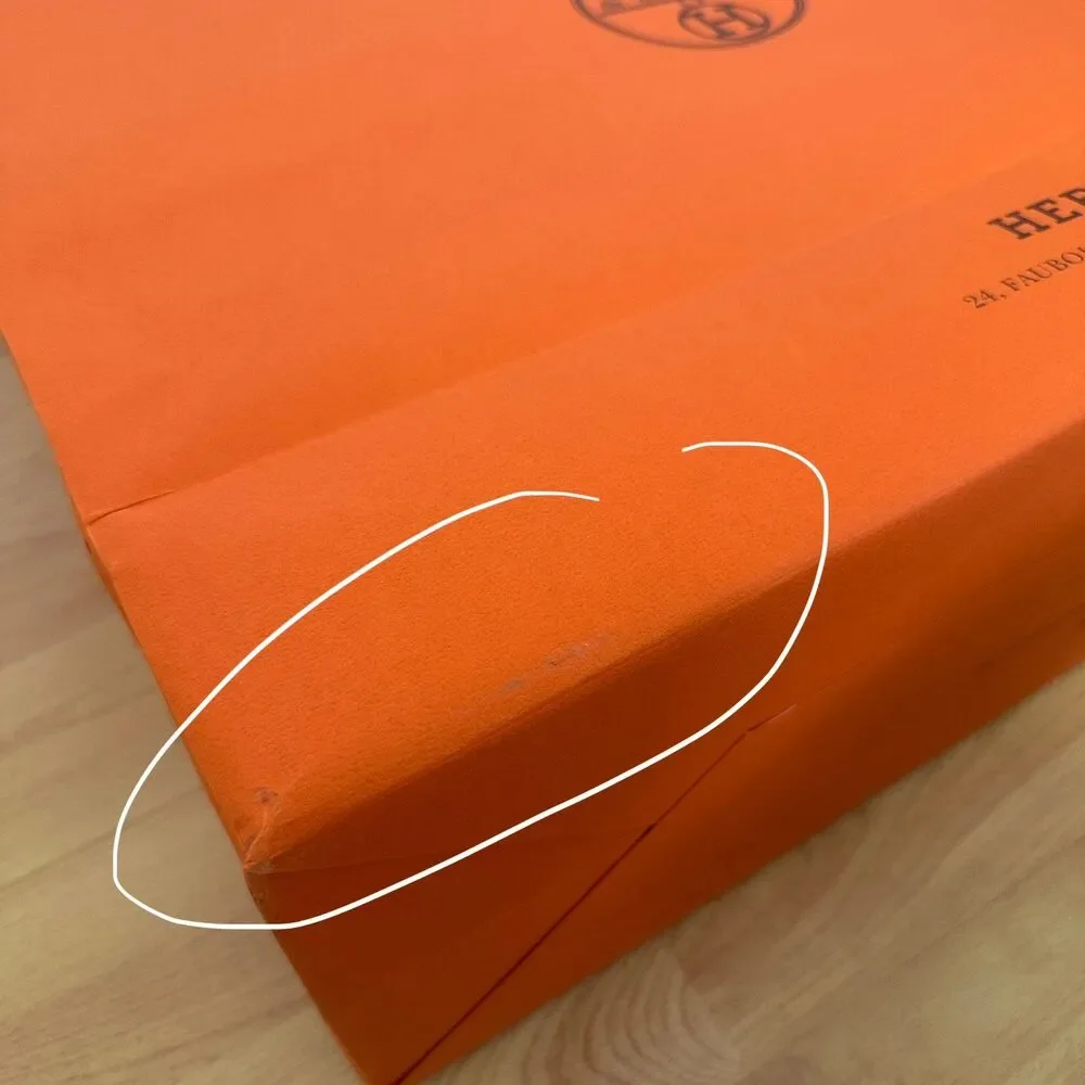 Hermes Paper Shopping Bag - orange X large, 23.5